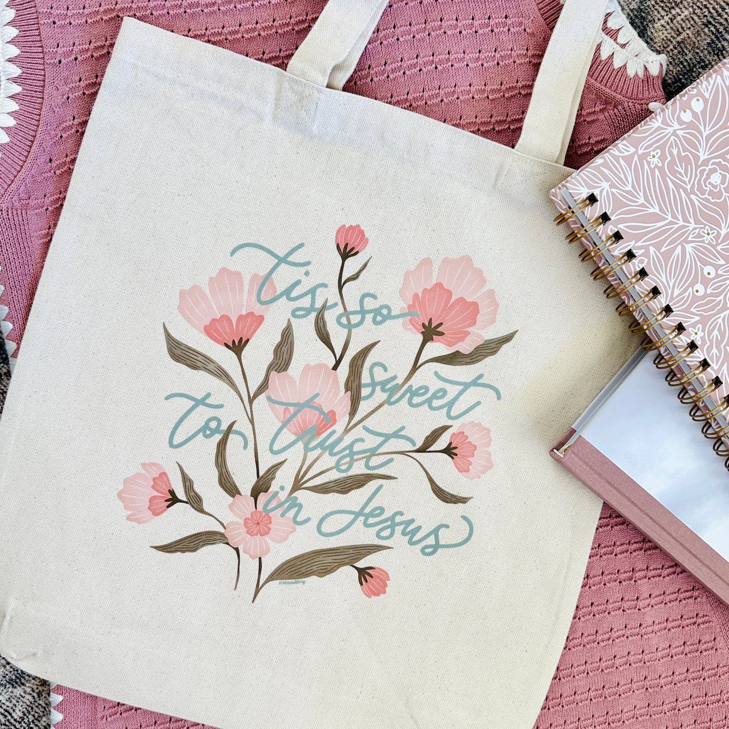 Tis So Sweet Canvas Tote Bag