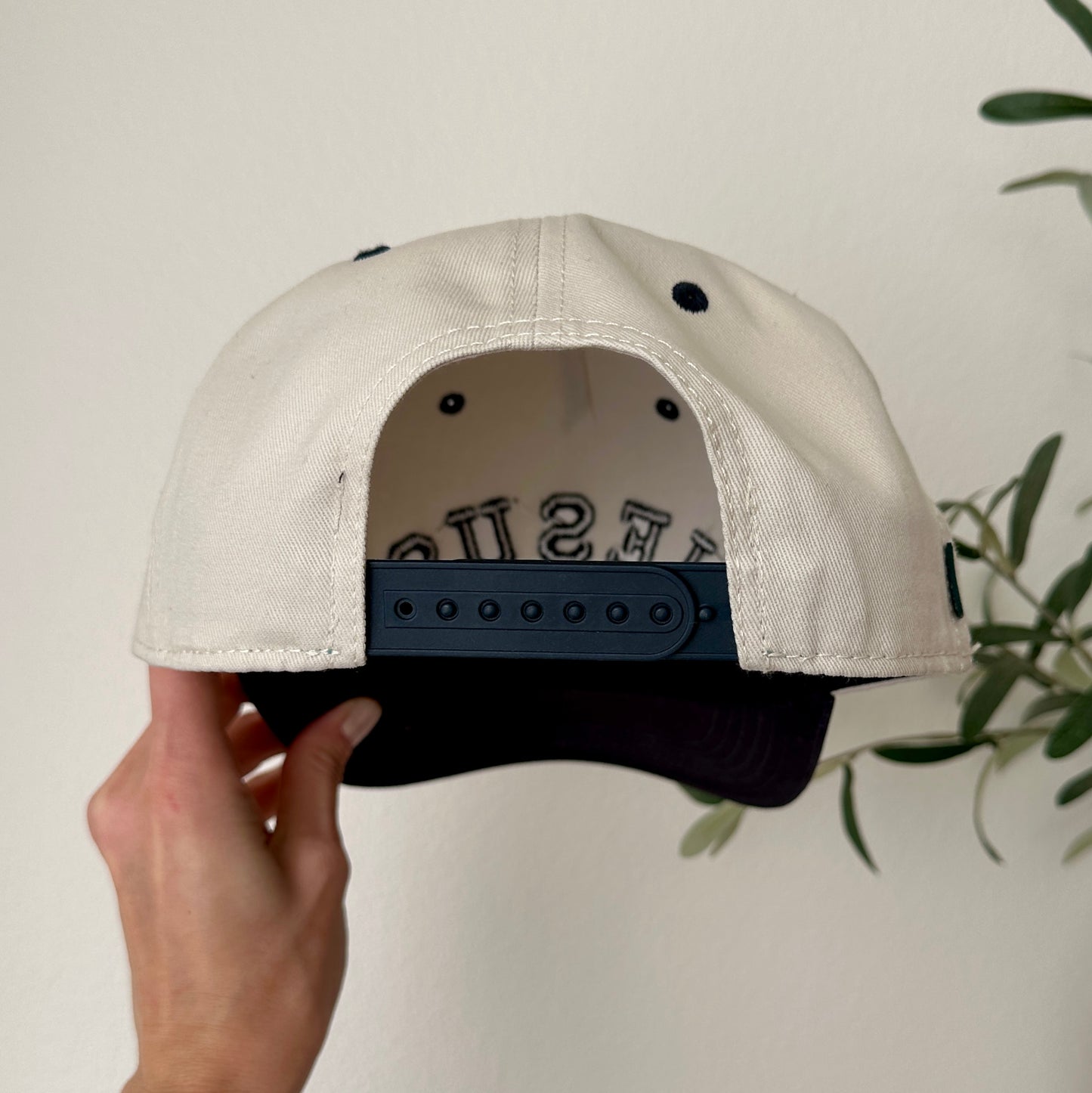Jesus is King Embroidered Trucker Hat - Dark Navy