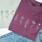 Birth Month Flower Embroidered T-Shirt