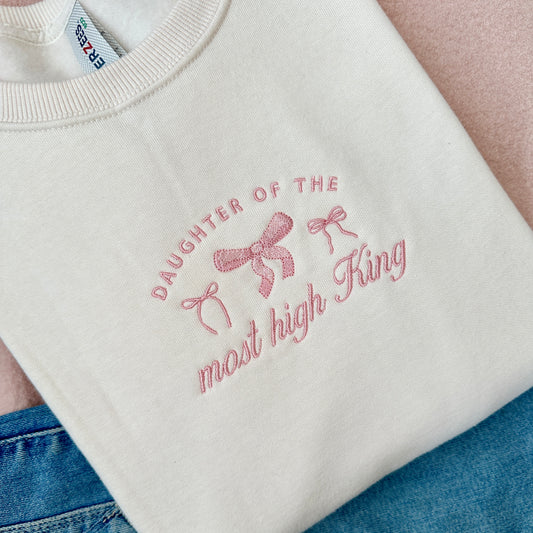 Daughter of the King Embroidered Sweatshirt