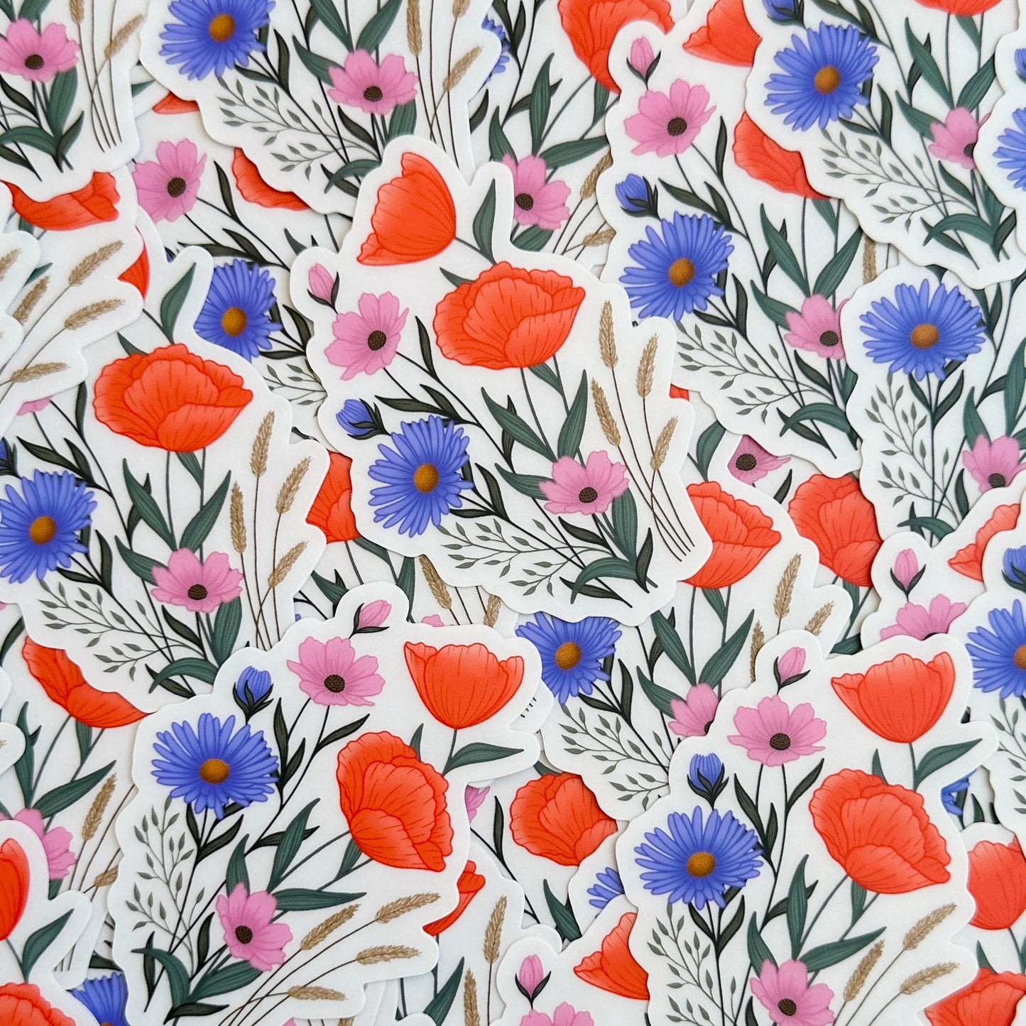 Vibrant Blooms Sticker