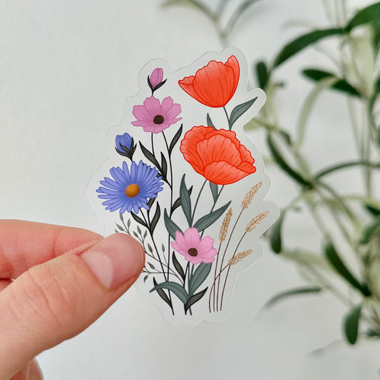 Vibrant Blooms Sticker