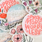 Vibrant Blooms Sticker