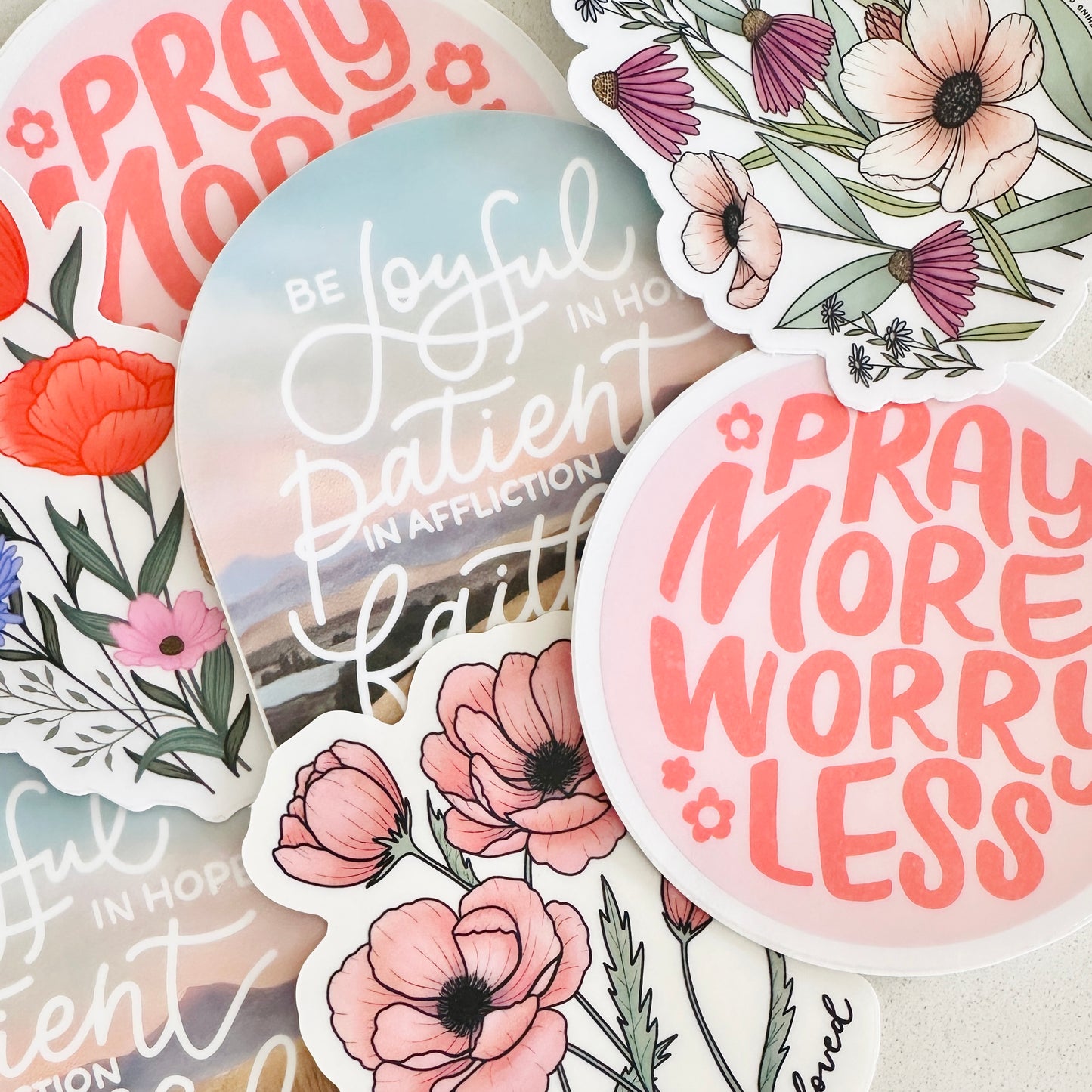 Romans 12:12 Sticker