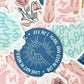 Walk By Faith Western Sticker