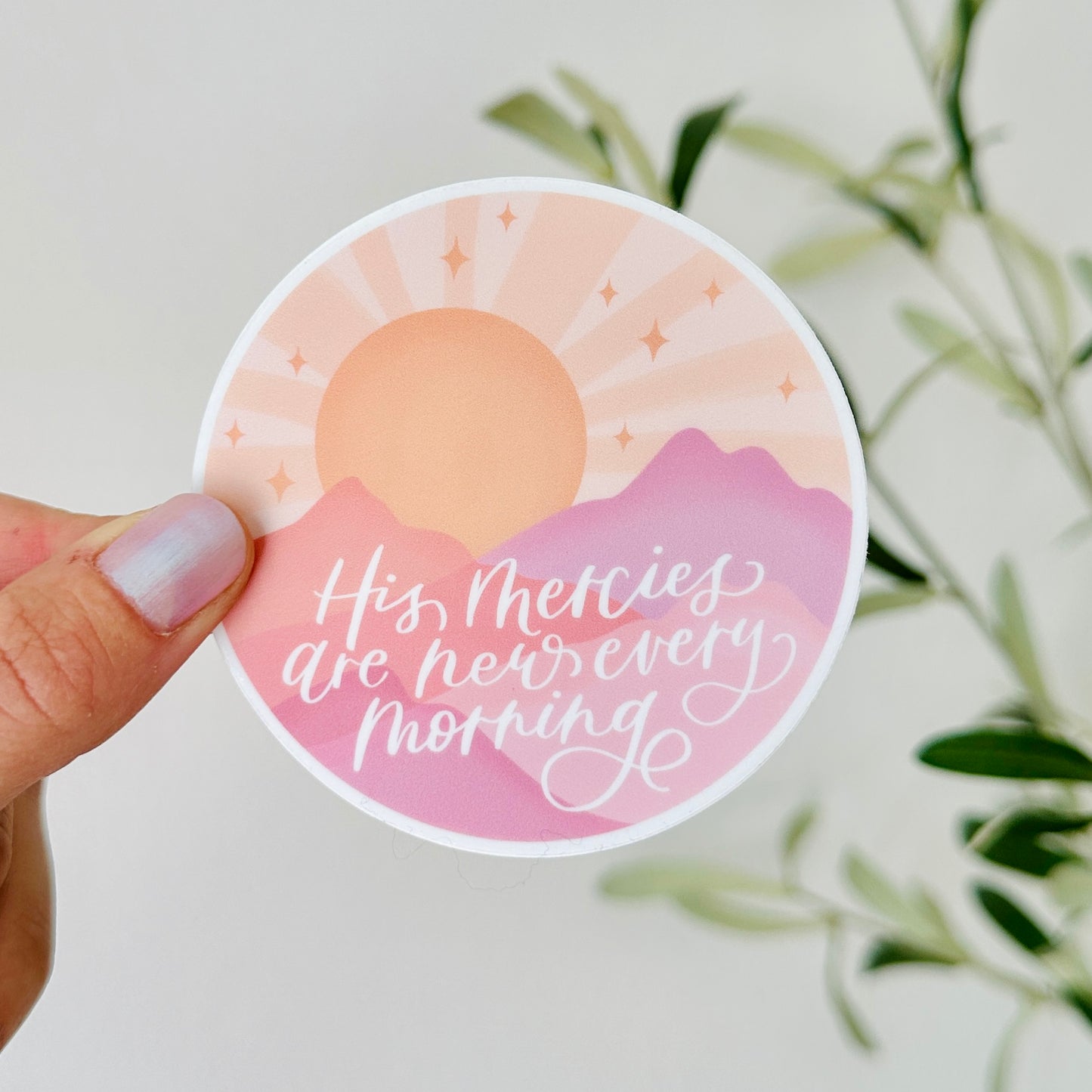 His Mercies are New Every Morning Sticker