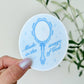 Made in His Image Mirror Sticker
