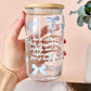 Proverbs 31 Bows Glass Cup