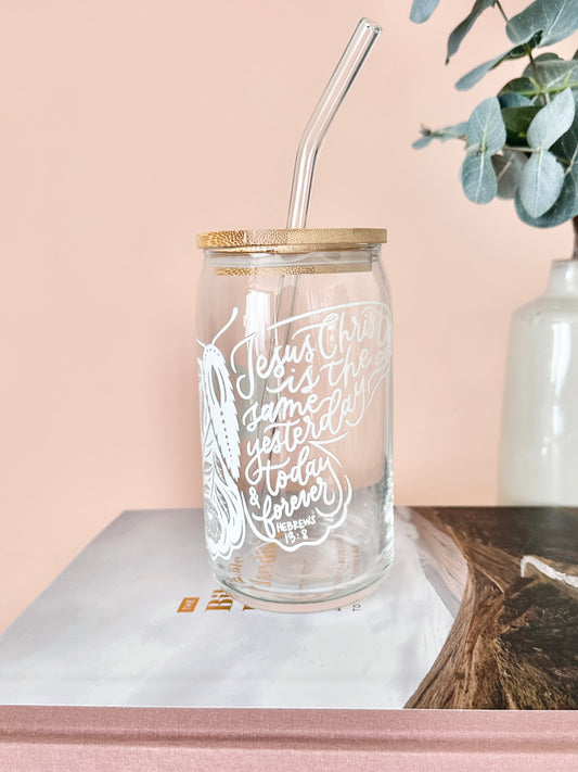 Yesterday, Today and Forever Moth Glass Cup