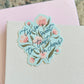 Tis so sweet to trust in Jesus Sticker (blue)