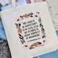 His Grace is Sufficient Canvas Tote Bag