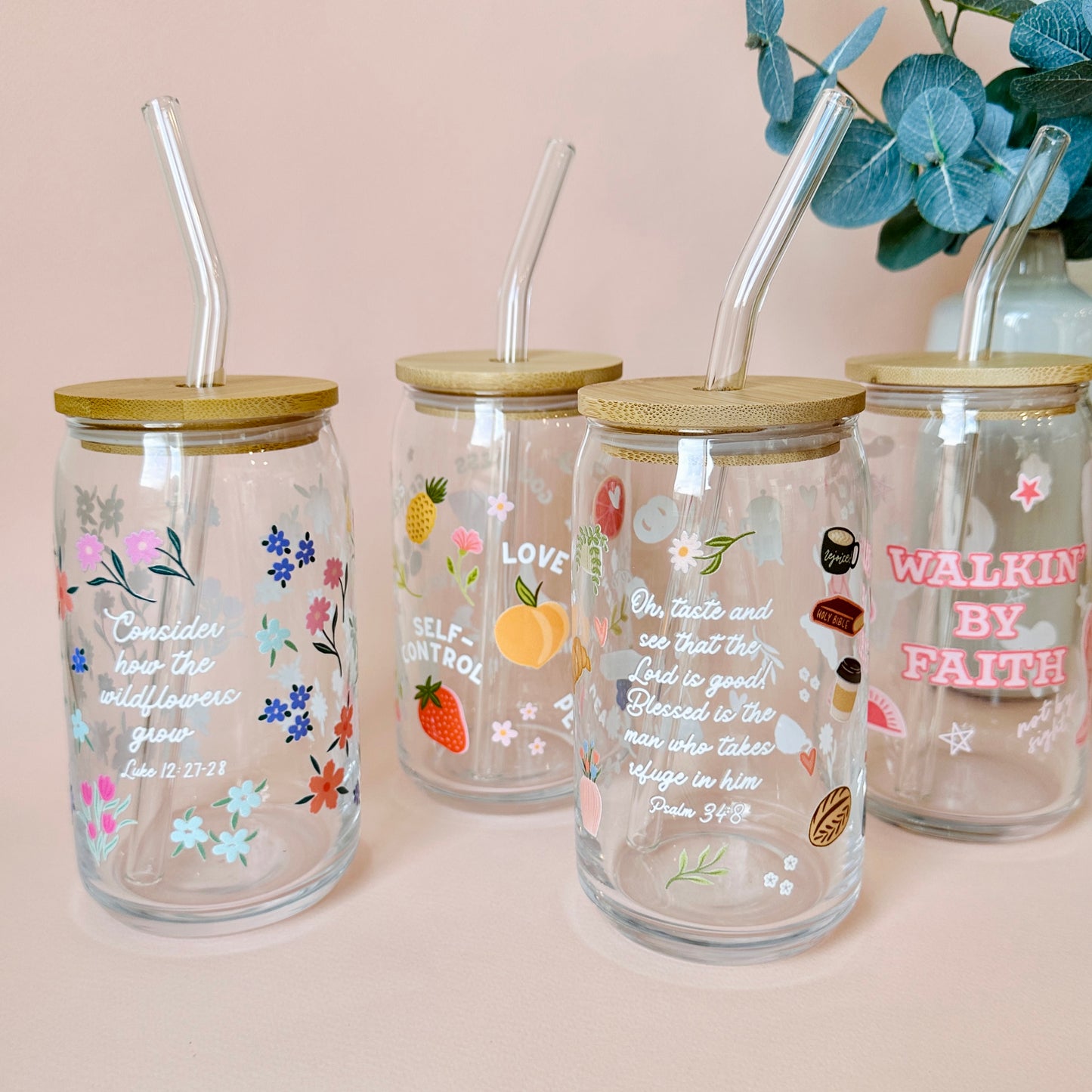 Taste and See Glass Cup