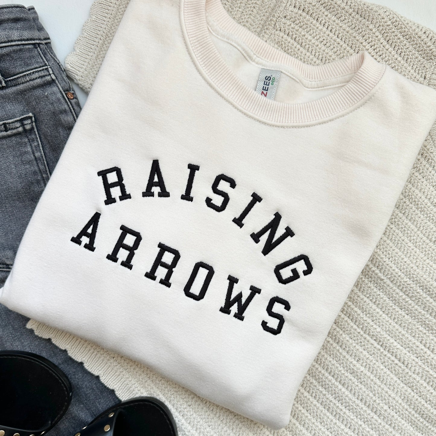 Raising Arrows Embroidered Sweatshirt