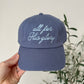 All For His Glory Dad Hat - Blue