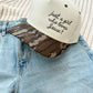 Just A Girl Who Loves Jesus Trucker Hat - Camo