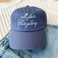 All For His Glory Dad Hat - Blue